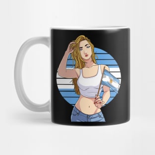 Argentinian Girl Argentina Flag Latino Pride Mug